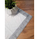 Obrus Welurowy 110x160 cm Biały Z Cekinami