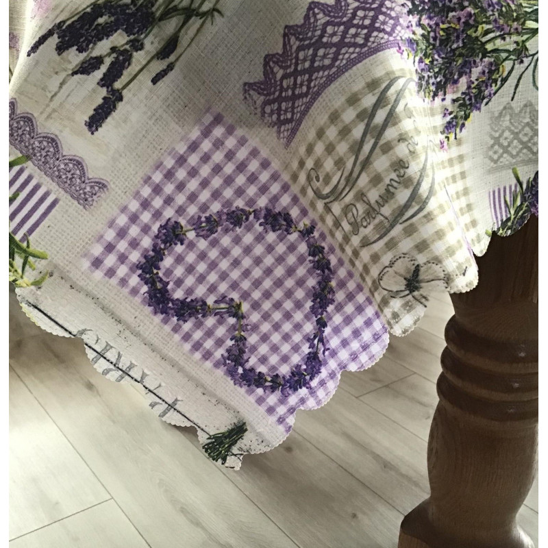 Obrus Plamoodporny 110/155 Produkt Polski Lawenda