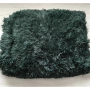 Narzuta/Koc Włochacz Zieleń Butelkowa Paris