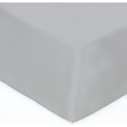 Prześcieradło Jersey Z Gumką Grube Jasny Szary