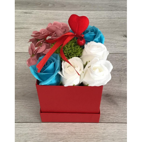 Flower Box Pachnący Mydlany Bukiet MIX