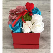Flower Box Pachnący Mydlany Bukiet MIX