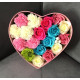 Flower Box Pachnący Mydlany Bukiet MIX Serce XL