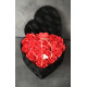 Flower Box Pachnący Mydlany Bukiet Serce XL Czerwone Róże