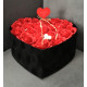 Flower Box Pachnący Mydlany Bukiet Serce XL Czerwone Róże