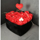 Flower Box Pachnący Mydlany Bukiet Serce L Czerwone Róże