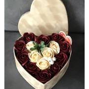 Flower Box Pachnący Mydlany Bukiet L Serce