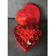 Flower Box Pachnący Mydlany Bukiet Serce L Czerwone Róże