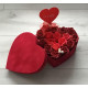 Flower Box Pachnący Mydlany Bukiet Serce L Czerwone Róże