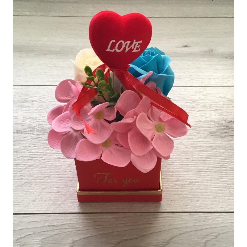 Flower Box Pachnący Mydlany Bukiet Mini
