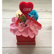 Flower Box Pachnący Mydlany Bukiet Mini