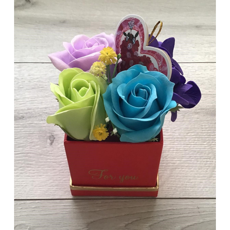 Flower Box Pachnący Mydlany Bukiet Mini
