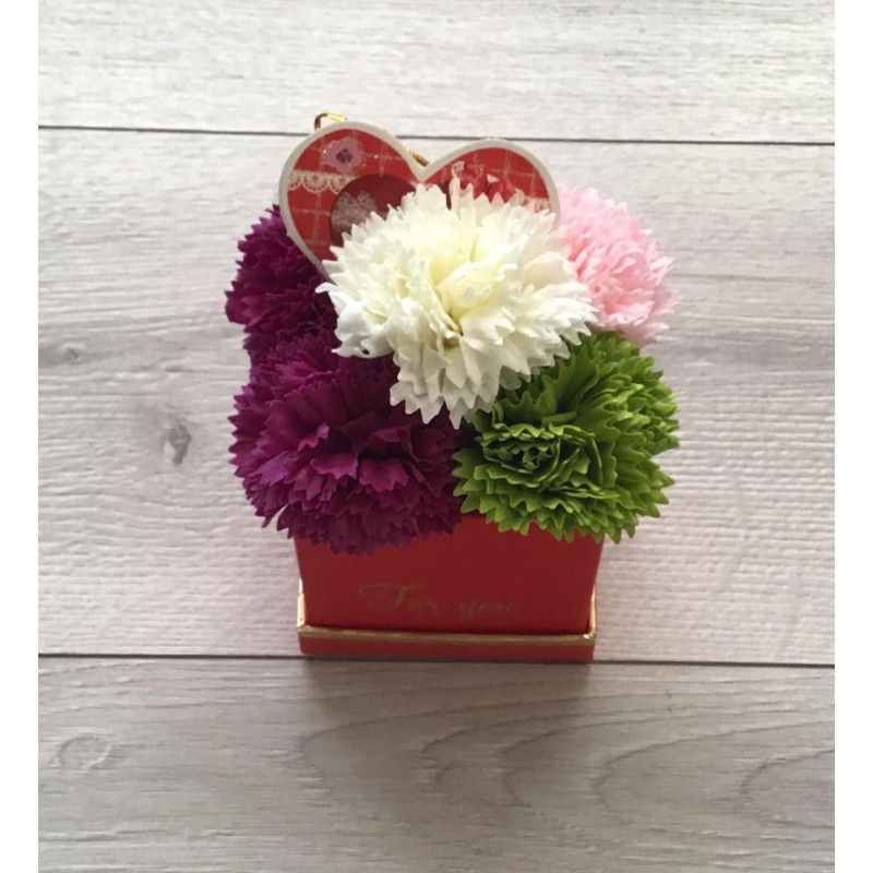 Flower Box Pachnący Mydlany Bukiet Mini