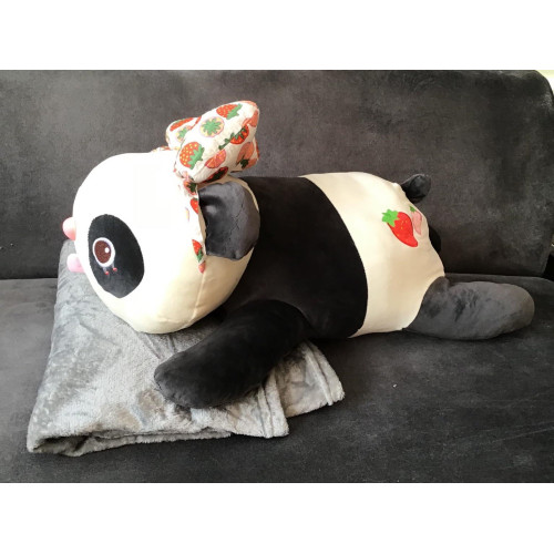 Koc Maskotka 2 W 1 Poduszka Panda