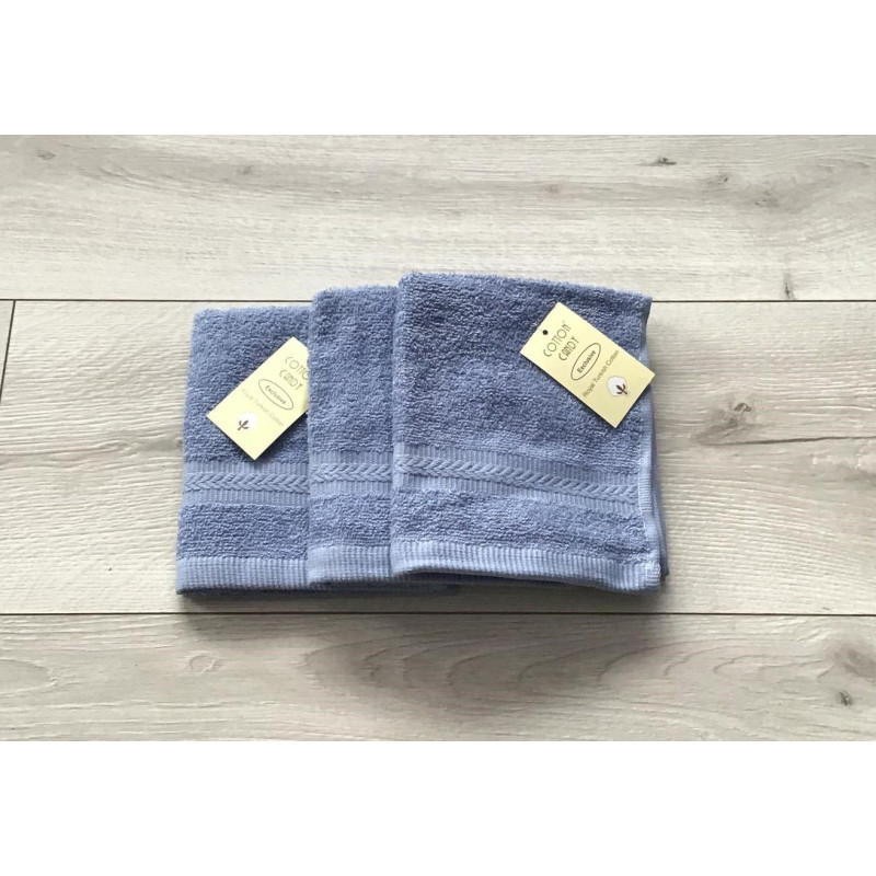 Ręczniki Bawełniane Tureckie 30x50 Cm Zestaw 3 Sztuki