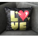 Poszewka Welvet Na poduszkę 45x45cm Love