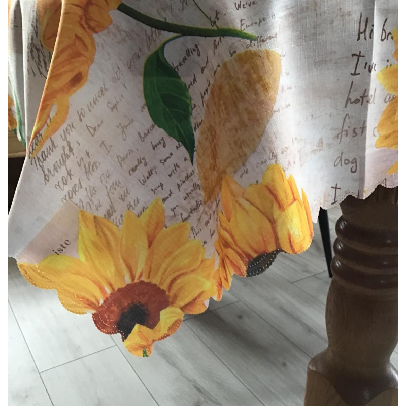 Obrus Plamoodporny Produkt Polski Słoneczniki