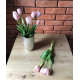 Tulipany Silikonowe 40cm Bukiet 5szt Jasny Róż