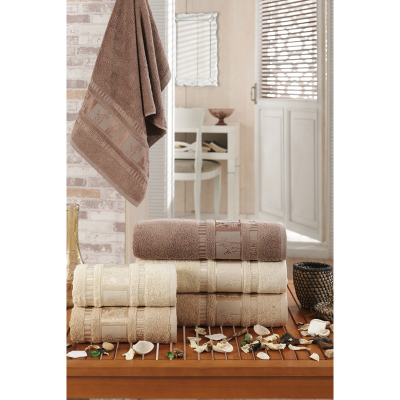 Ręczniki Tureckie Bambusowe 60% Komplet 3 Szt