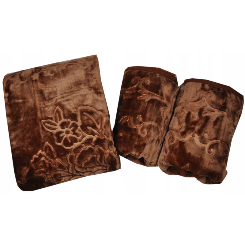 Komplet wytłaczany z fotelami