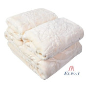 Komplet wytłaczany z fotelami ekri