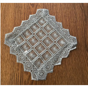 Serwetka 30x30cm Szara Koronkowa