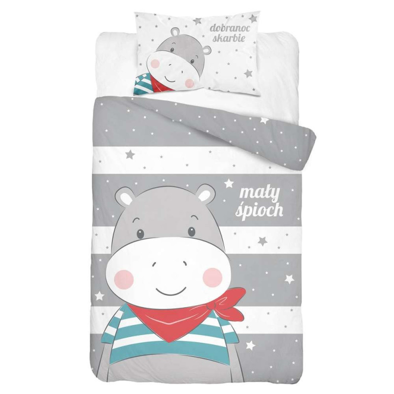 Pościel Dwustronna Bambusowa 100x135cm 2cz Mały Śpioch