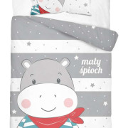 Pościel Dwustronna Bambusowa 100x135cm 2cz Mały Śpioch