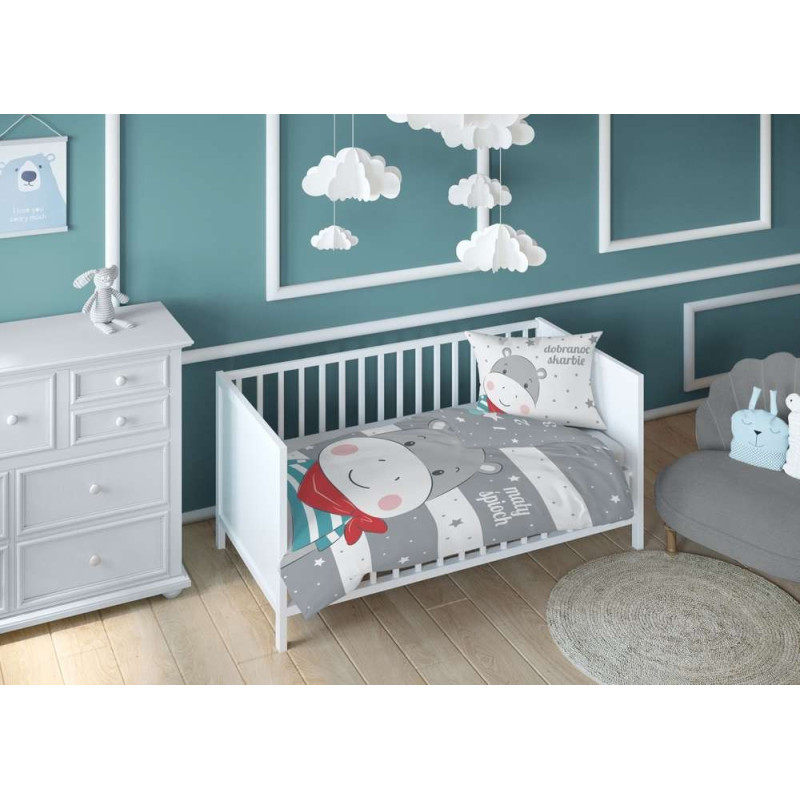 Pościel Dwustronna Bambusowa 100x135cm 2cz Mały Śpioch