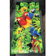 Ręcznik Plażowy 72x146cm Mikrofibra Papugi