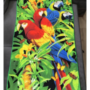 Ręcznik Plażowy 72x146cm Mikrofibra Papugi