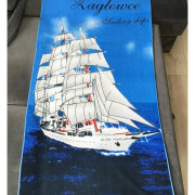 Ręcznik Plażowy 72x146cm Mikrofibra Statek