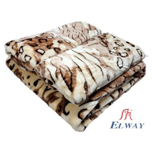 Komplet Koc Z Fotelami Gruby Sarenka Cętki