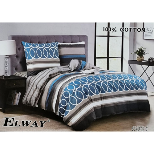 Pościel Dwustronna Bawełniana Elway 220/200 Grafika