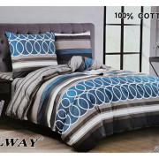 Pościel Dwustronna Bawełniana Elway 220/200 Grafika