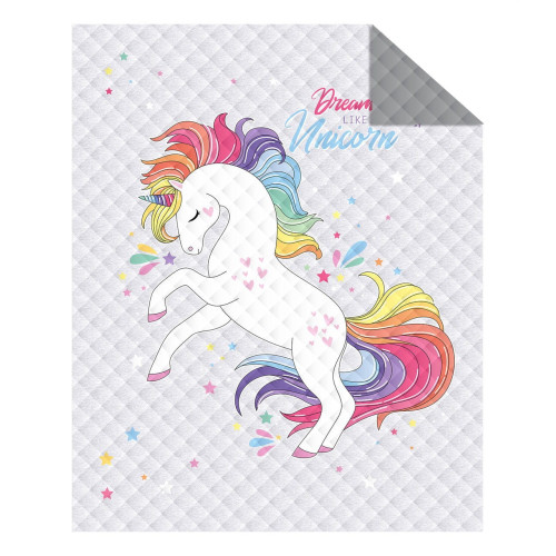 Narzuta Młodzieżowa Jednorożec 170x210cm Detexpol