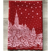 Bieżnik Prostokątny 50x100cm Z Nadrukiem Świątecznym