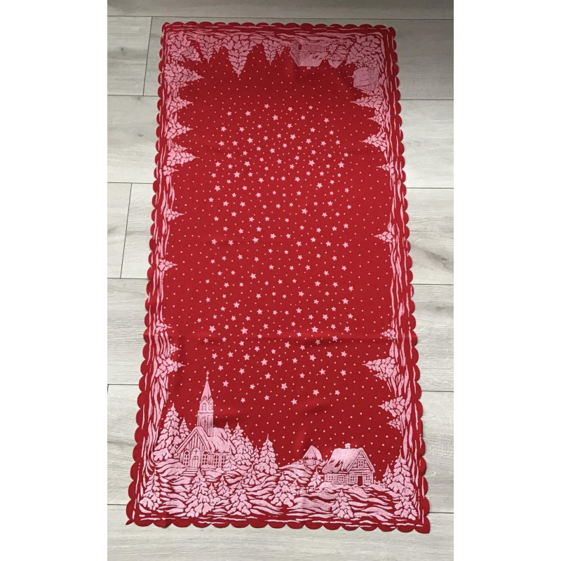 Bieżnik Prostokątny 50x100cm Z Nadrukiem Świątecznym