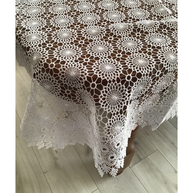Obrus koronkowy Biały