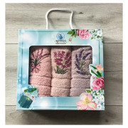 Komplet Ręczniczków Haftowanych 30x50cm 3szt