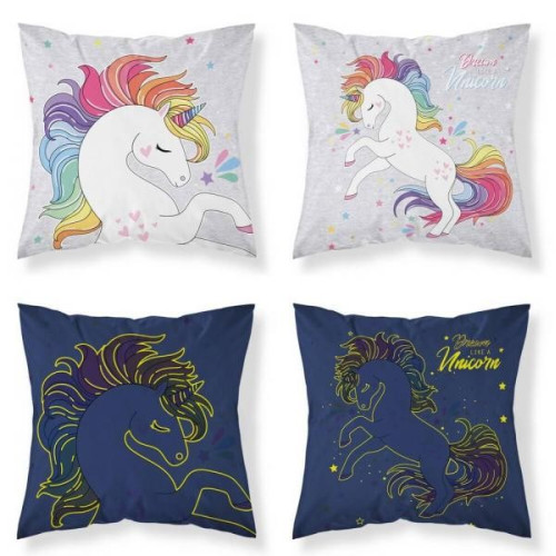 Poszewka Bawełniana Dwustronna FLUO 40x40cm Unicorn