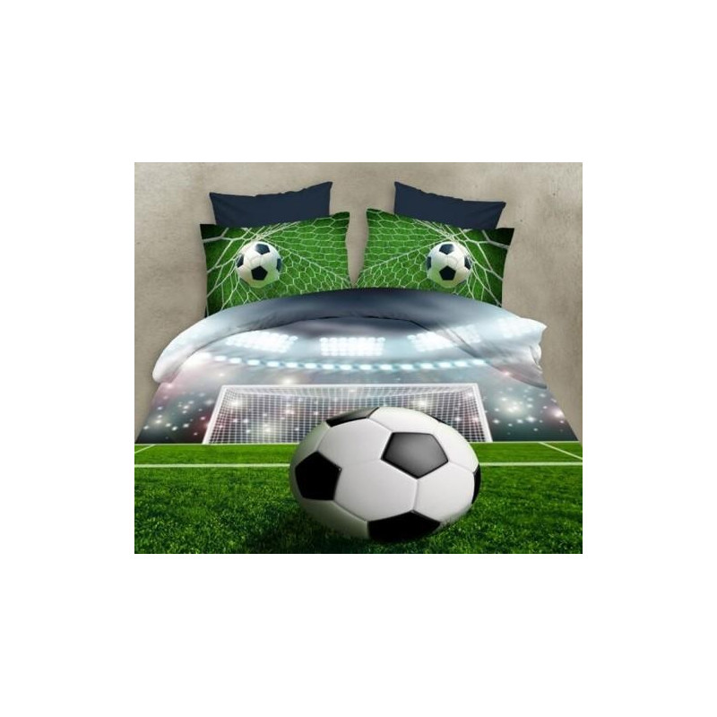 Pościel 3D Satyna Bawełniana 160/200 4 Części Piłka