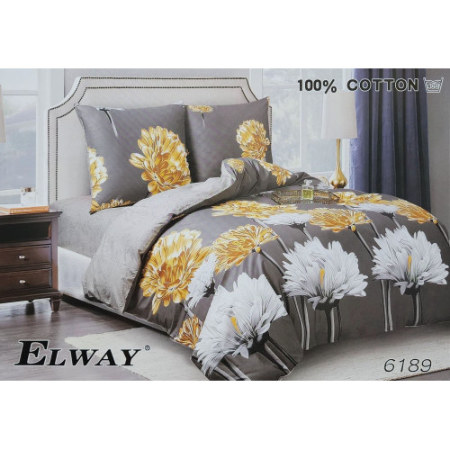 Pościel Dwustronna Bawełniana Elway 220/200 Kwiaty