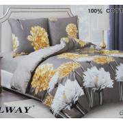 Pościel Dwustronna Bawełniana Elway 220/200 Kwiaty