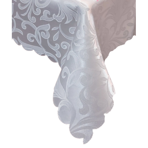 Obrus plamoodporny biały