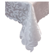 Obrus plamoodporny biały