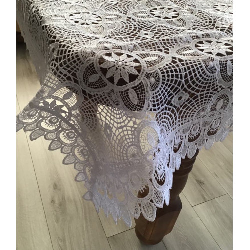 Obrus Z Gipiury Biały