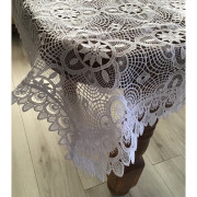 Obrus Z Gipiury Biały