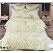 Narzuta Satynowa Elway 220x240 Cm Z Poszewkami