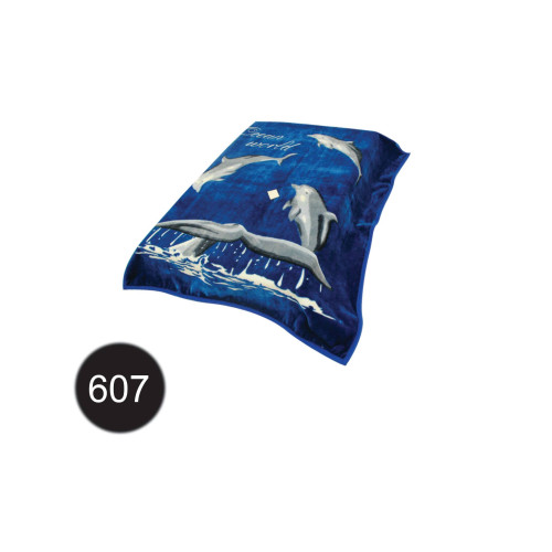 Koc Elway Gruby 160/210cm Delfiny